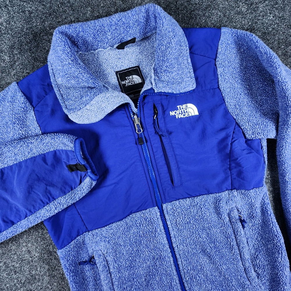 The North Face Denali Fleece Jacket Womens XS Blue Polartec Full Zip ANLP FT12